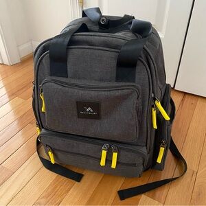 Like New 🆕 Bagitalist Gray Unisex Diaper Backpack